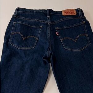 Levi's Women’s Deep Indigo Straight Leg Jeans